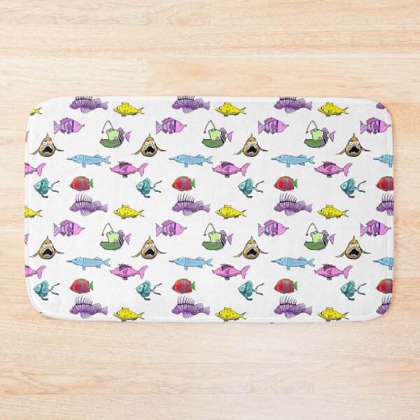 Item preview, Pattern of Funky Fish Design designed and sold by LegendaryDesigns.