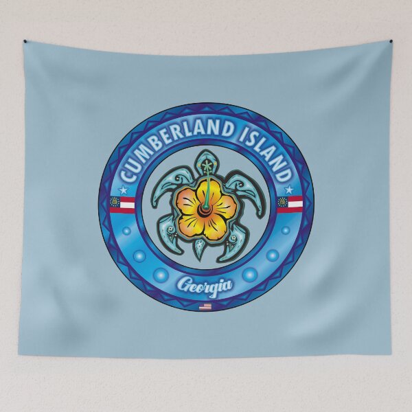 Item preview, Cumberland Island Georgia sea turtle hibiscus designed and sold by studioss76.