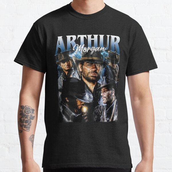 Vista previa del artículo con la obra «Vaquero vintage de Arthur Morgan», diseñado y vendido por quotes-print.