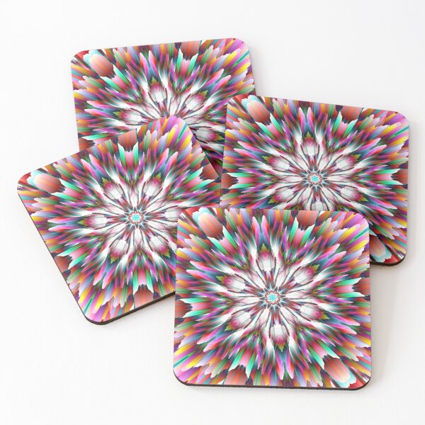 Item preview, Abstract Multicolored 3D Fractal Flower 2 designed and sold by SXW Designs.