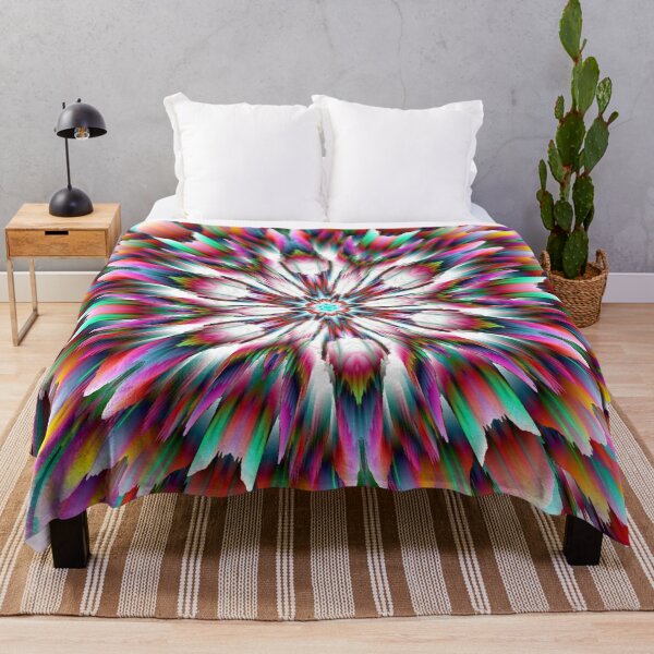 Item preview, Abstract Multicolored 3D Fractal Flower 2 designed and sold by SXW Designs.