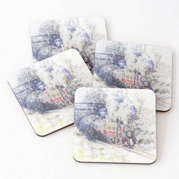 Item preview, Steam Locomotive Through The Snow  designed and sold by Londonimages.