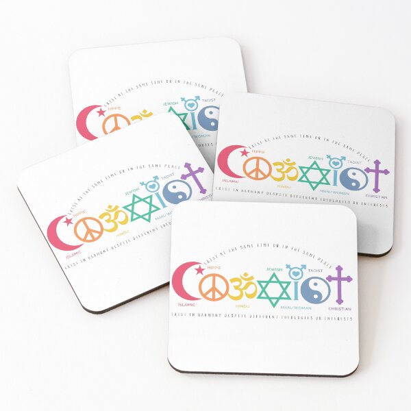 Item preview, Coexist Symbol rainbow designed and sold by Inked-Attire.