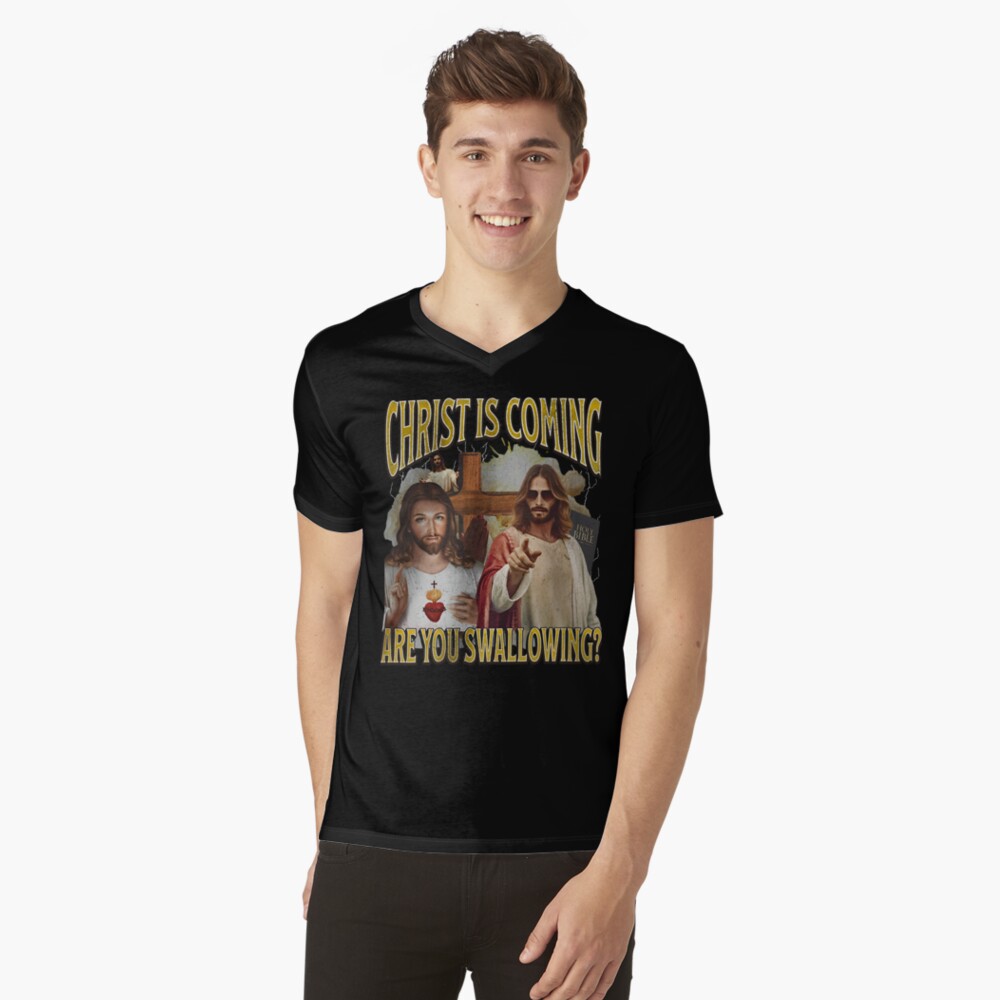 Item preview, V-Neck T-Shirt designed and sold by DenggLemi.