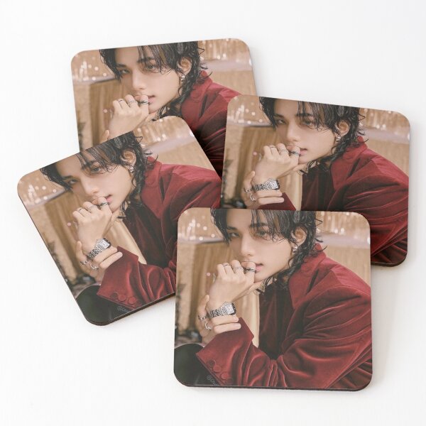 Item preview, Hyunjin Christmas hot esquire Stray Kids (스트레이 키즈) SKZ kpop ot8 designed and sold by Kpop-Noona.