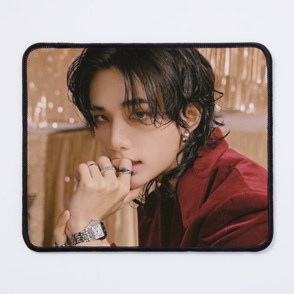 Item preview, Hyunjin Christmas hot esquire Stray Kids (스트레이 키즈) SKZ kpop ot8 designed and sold by Kpop-Noona.