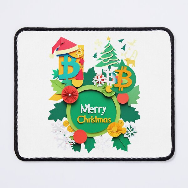 Item preview, Bitcoin be Merry Christmas designed and sold by RoseAIArtRhythm.