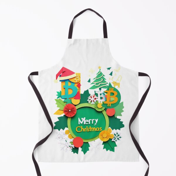 Item preview, Bitcoin be Merry Christmas designed and sold by RoseAIArtRhythm.