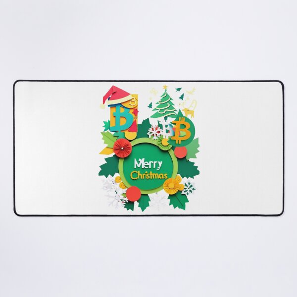 Item preview, Bitcoin be Merry Christmas designed and sold by RoseAIArtRhythm.