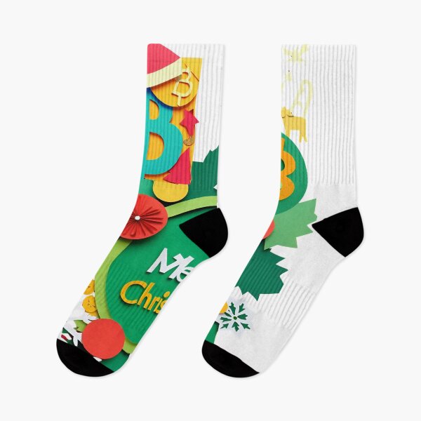 Item preview, Bitcoin be Merry Christmas designed and sold by RoseAIArtRhythm.