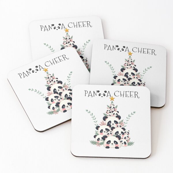 Item preview, Panda Cheer Adorable Panda Christmas Tree Holiday Design designed and sold by Furr-n-Purr.