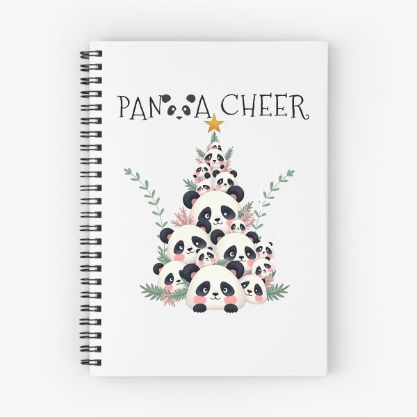 Item preview, Panda Cheer Adorable Panda Christmas Tree Holiday Design designed and sold by Furr-n-Purr.