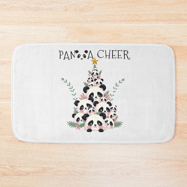 Item preview, Panda Cheer Adorable Panda Christmas Tree Holiday Design designed and sold by Furr-n-Purr.