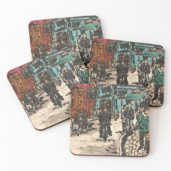 Item preview, One Busy October in Cambridge designed and sold by Dianna Hardy Art.