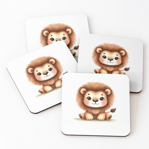 Item preview, Lion. Nursery picture, Cute lion designed and sold by Bilderzauberfee.