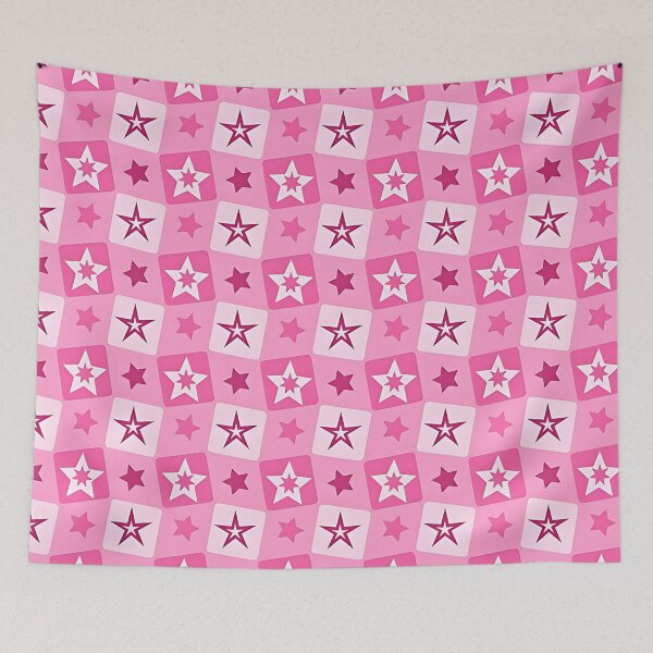 Item preview, Pink Stars Pattern Print designed and sold by Bubbly Beach Babe.