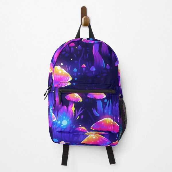 Item preview, Neon Mushroom Forest Pattern designed and sold by bubblegoth.