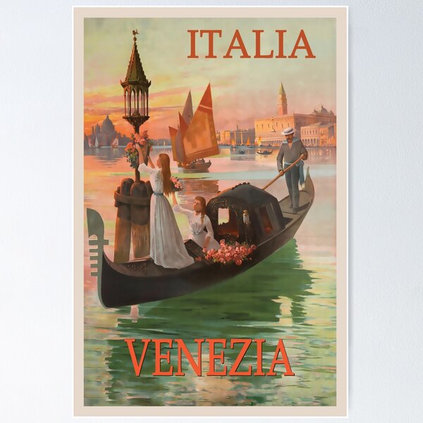 Item preview, ITALIA VENEZIA Vintage designed and sold by MarkedArtPrints.