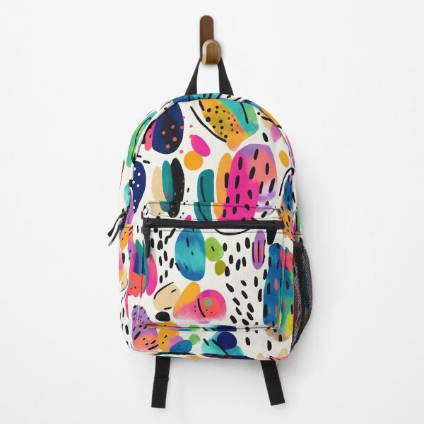 Item preview, Colorful Abstract Shapes Pattern designed and sold by bubblegoth.