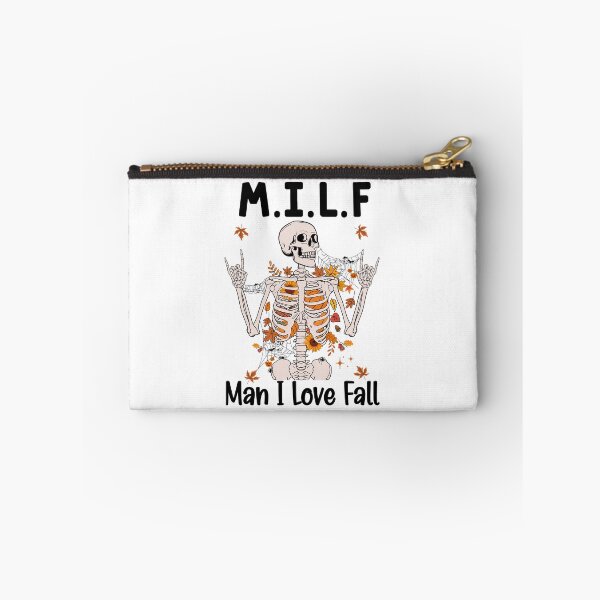 Item preview, MILF Man I Love Fall Funny Skeleton designed and sold by GroovyFusion.