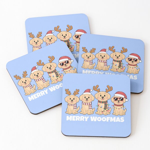 Item preview, Merry Woofmas – Cute Christmas Dogs Holiday Design designed and sold by silent ocean.