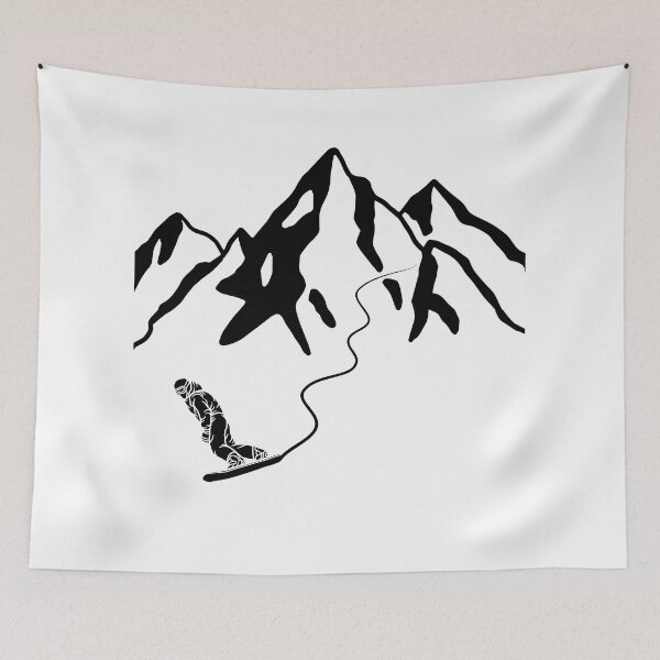Artikelvorschau, Snowboard-Linie, Wintersaison, Schwarz entworfen und verkauft von lose-your-smile.