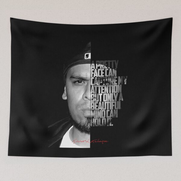 Item preview, Immortal Technique Portrait with Lyric Typography designed and sold by Enea Kelo.