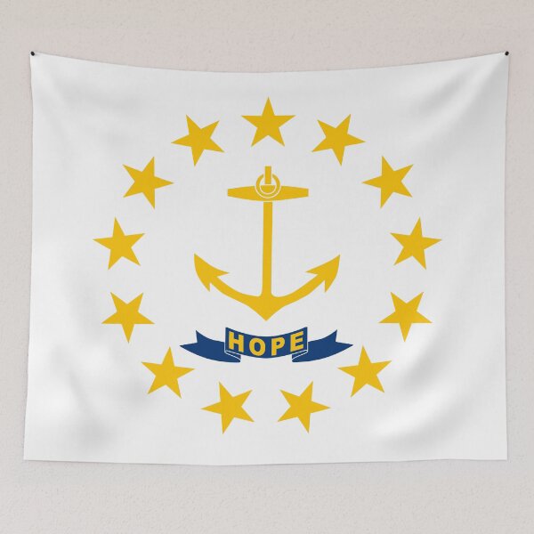 Item preview, Flag of Rhode Island state (United States of America, U.S.A. or USA, North America) designed and sold by Danler.
