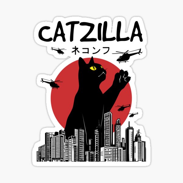 Item preview, CATZILLA funny gifts for pet lover  designed and sold by FelkMariShop.