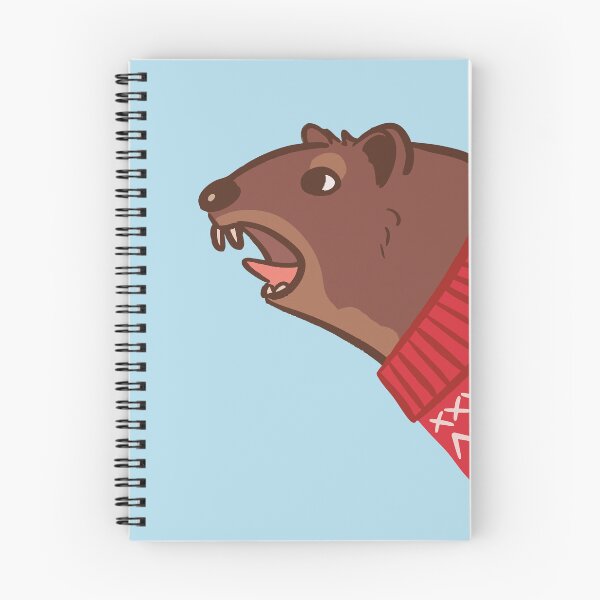 Aperçu de l'œuvre Hyrax d'hiver (bleu) créée et vendue par purrandco.