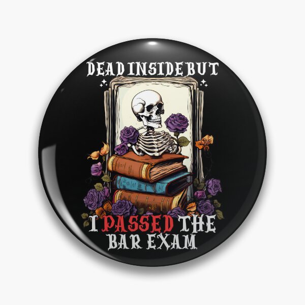 Item preview, Dead Inside But I Passed The Bar Exam Funny New Lawyer designed and sold by GroovyFusion.