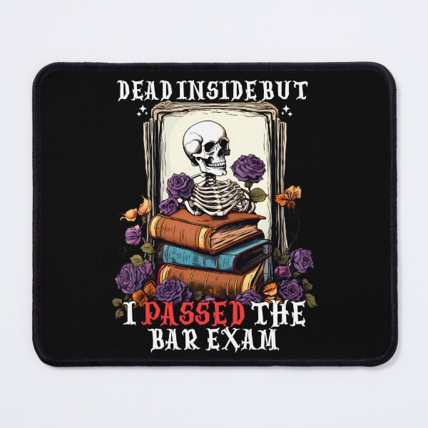 Item preview, Dead Inside But I Passed The Bar Exam Funny New Lawyer designed and sold by GroovyFusion.