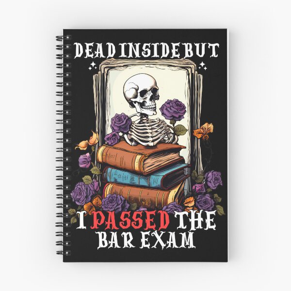 Item preview, Dead Inside But I Passed The Bar Exam Funny New Lawyer designed and sold by GroovyFusion.