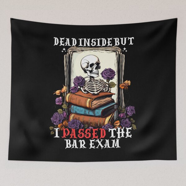 Item preview, Dead Inside But I Passed The Bar Exam Funny New Lawyer designed and sold by GroovyFusion.
