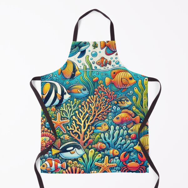 Item preview, Colorful Coral Reef Marine Life designed and sold by EsraaCreations.