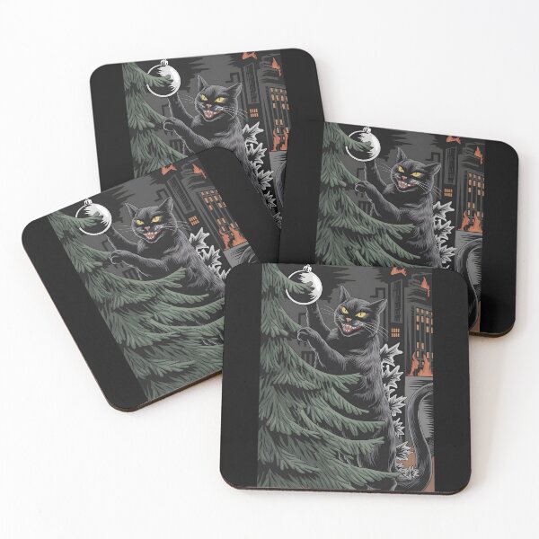 Item preview,  Catzilla hangs baubles designed and sold by NextDoorShoop.