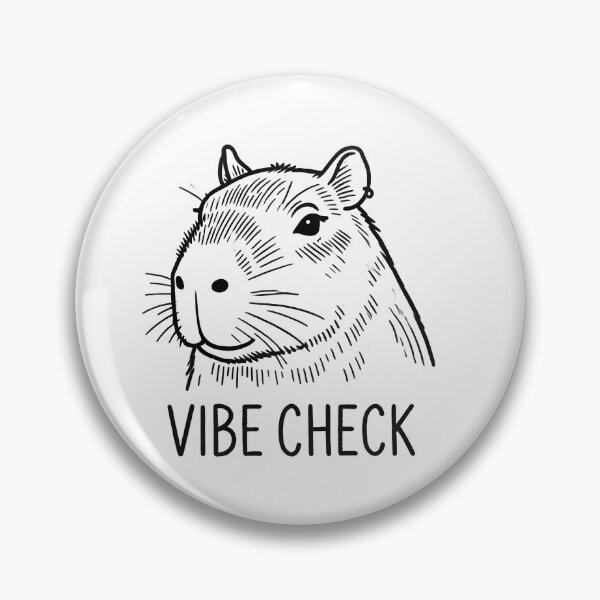 Item preview, Vibe Check: Capybara designed and sold by Orca Chuckle Studios.