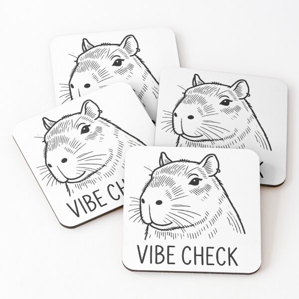 Item preview, Vibe Check: Capybara designed and sold by Orca Chuckle Studios.