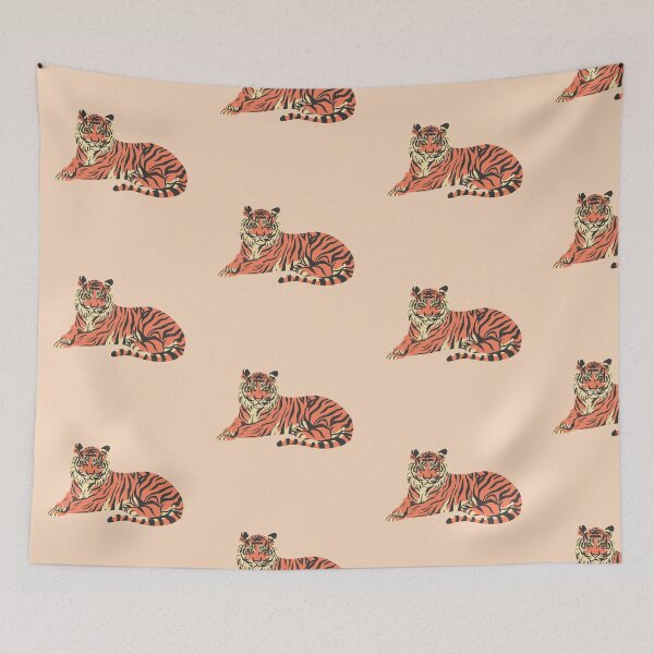 Item preview, Fierce Tiger Art | Wild Animal Illustration Design designed and sold by kellynicmac.