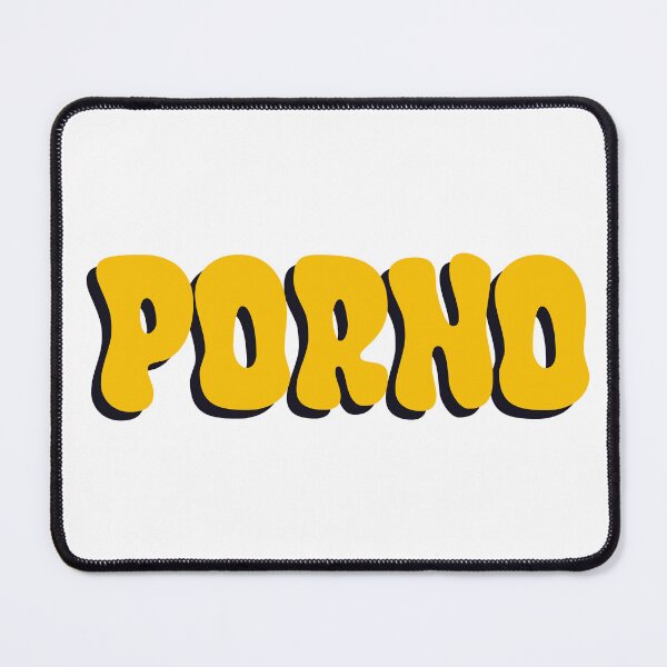 Item preview, The word PORNO in YELLOW designed and sold by SirJavier.