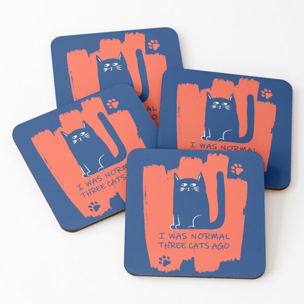 Item preview, I was normal three cats ago designed and sold by yellowmadcat.