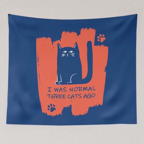 Item preview, I was normal three cats ago designed and sold by yellowmadcat.