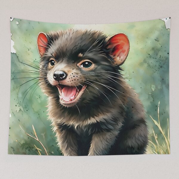 Item preview, Baby Tasmanian Devil In Australia designed and sold by RubisLeaf.
