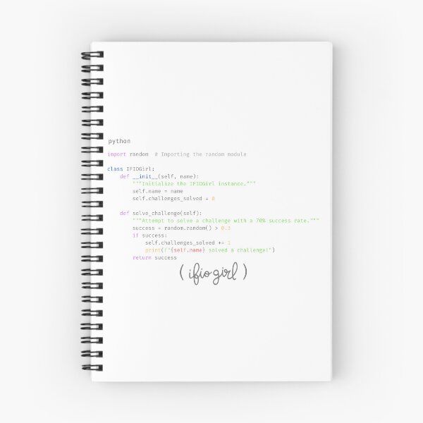 Item preview, Python Coding Life - importing the random module -I'll Figure it Out designed and sold by IFIOgirl.