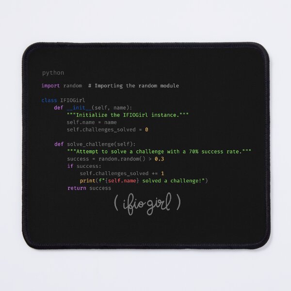 Item preview, Python Coding Life - importing the random module -I'll Figure it Out designed and sold by IFIOgirl.