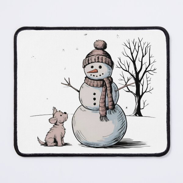 Item preview, Snowman and a Dog designed and sold by SRXTees.