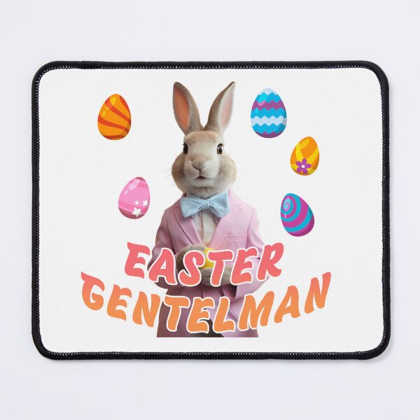 Item preview, Easter Gentelman Bunny With Eggs designed and sold by GraphicWaveP.