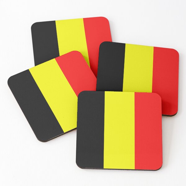 Item preview, Belgium colors black yellow red flag all-over print designed and sold by SpecialtiesShop.