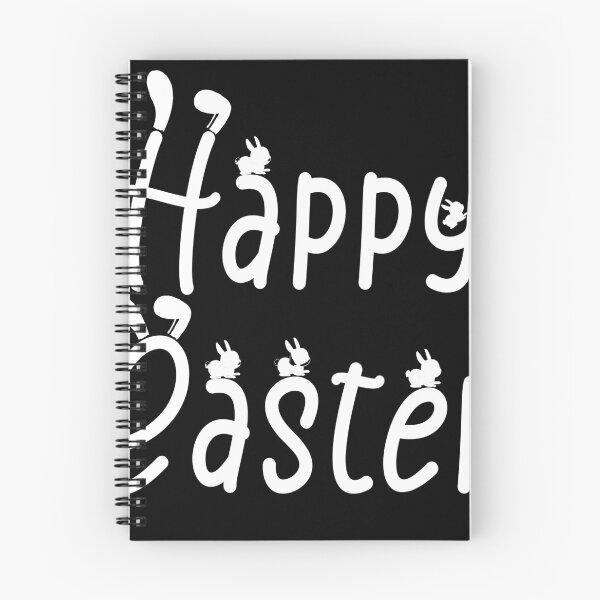 Item preview, Happy Easter white typography designed and sold by GraphicWaveP.