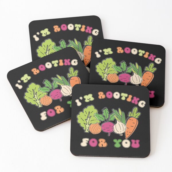 Item preview,  I'm Rooting For You Plant Quote | Inspirational Quote, Veggies Vegetables  designed and sold by GroovyFusion.